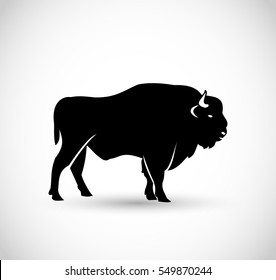 European Bison Icon Vector