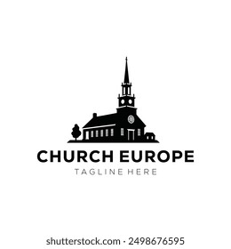 european church logo vector. logo inspiration