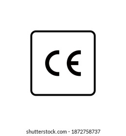 Europäisches Konformitätssymbol und Vektorgrafiken