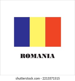 European continent country flag vector design drawing