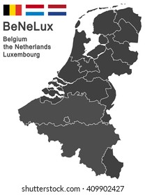 european countries belgium, the netherlands, luxembourg and all provinces