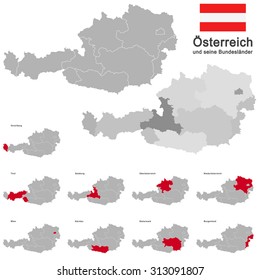 european country austria and the federal states