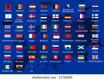 european country flags