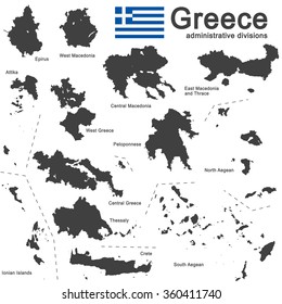 european country Greece and administrative divisions