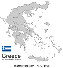 european country Greece and administrative divisions