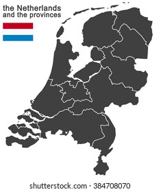 european country the netherlands and all provinces