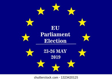 European elections 2019. Vector illustration
