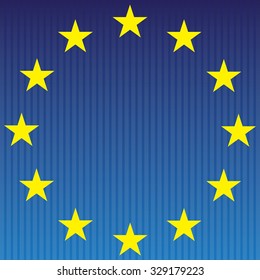 European flag.