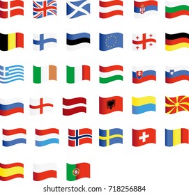 European flags