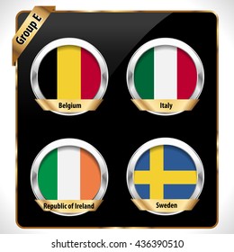 European football championship 2016 in France groups vector group E