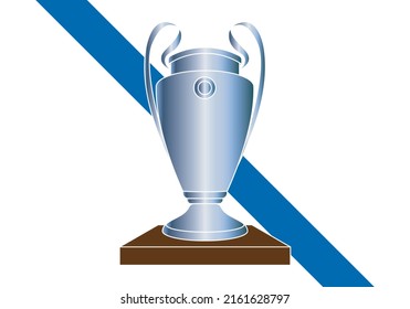 
European Football Championship Trophy. Champions Trophy. Madrid