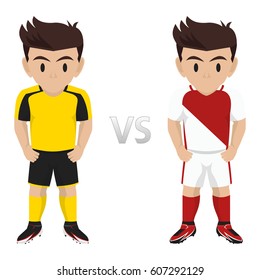 European Football League / Competition Quarter Final Match Vector