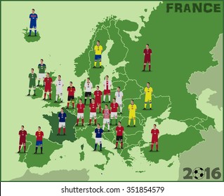 European Football Map