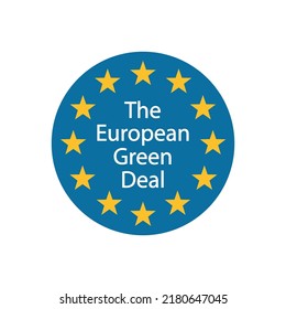 The European Green Deal Icon. Vector illustration EPS 10