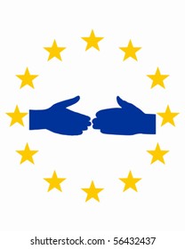 European handshake