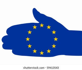 European handshake