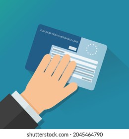 European Health Insurance Card (flat Design)