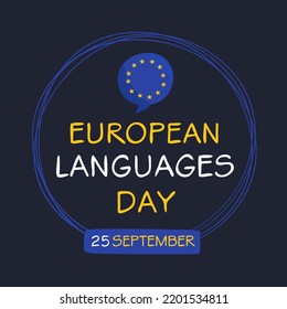 European Languages Day, held on 25 September.