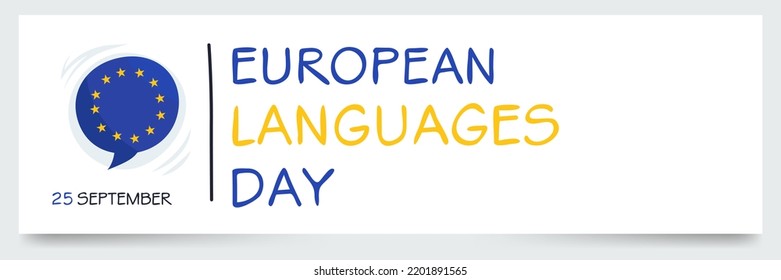 4,634 European day of languages Images, Stock Photos & Vectors ...