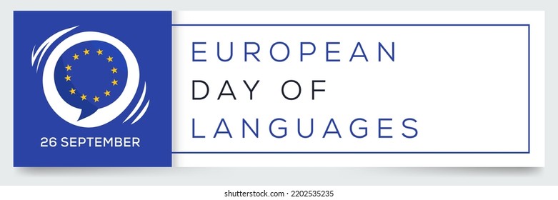 European Languages Day, held on 25 September.