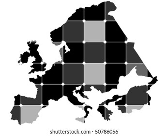 europäische Karte