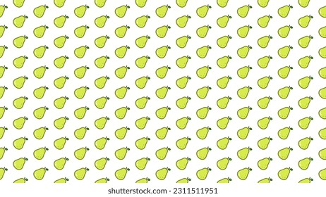 European pear pattern design background.