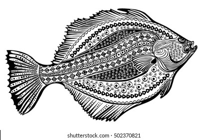 The European plaice (Pleuronectes platessa) is a commercially important flatfish.