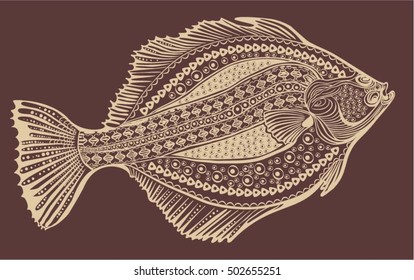 The European plaice (Pleuronectes platessa) is a commercially important flatfish.