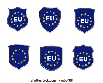 European shields signs