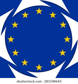 European union colors abstract corporate background. Vector design