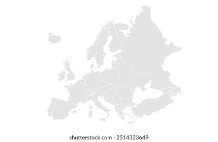 European Union countries. Political map.