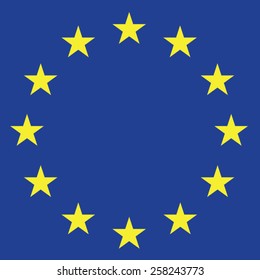 European Union Flag. 