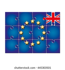 European Union flag and English flag icon vector illustration eps10.