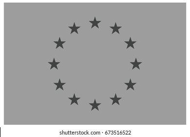 European union flag flat style. euro flag eps10