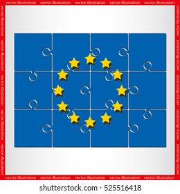 European Union flag icon vector illustration eps10.