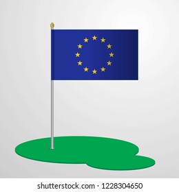 European Union Flag Pole