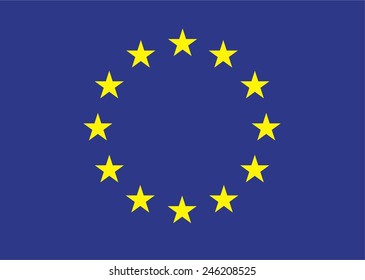 European Union Flag vector
