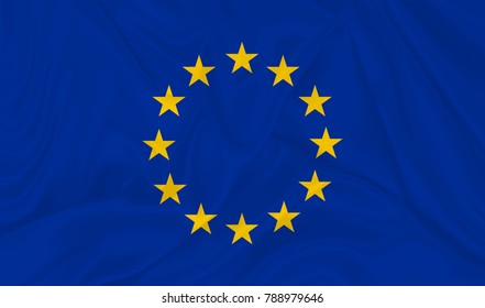European Union flag vector