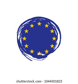 European union flag, vector illustration