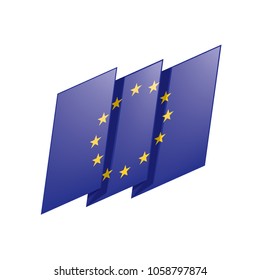 European union flag, vector illustration