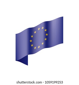 European union flag, vector illustration