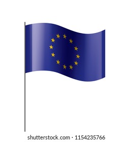 European union flag, vector illustration