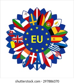 European Union flower.