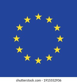 European Union icon for graphic design projects