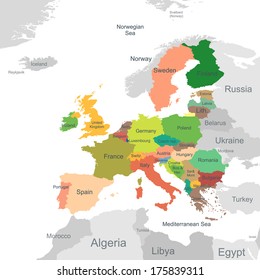 European Union map