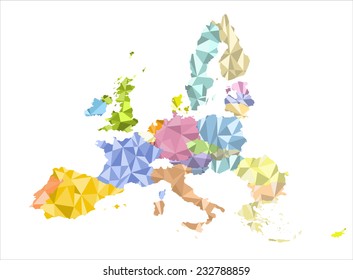 The European Union map