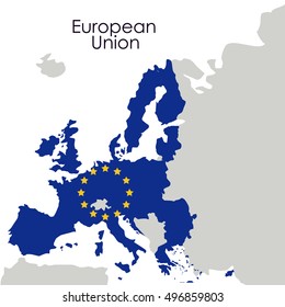 European union map design