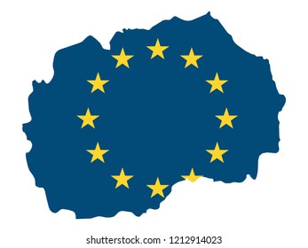 European Union Map of Macedonia