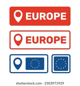 EU-Kartenzeichensymbole, Symbole der EU-Flagge