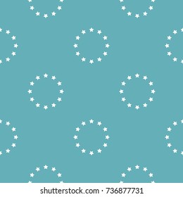 European Union pattern seamless blue. Simple illustration of  vector pattern seamless geometric repeat background